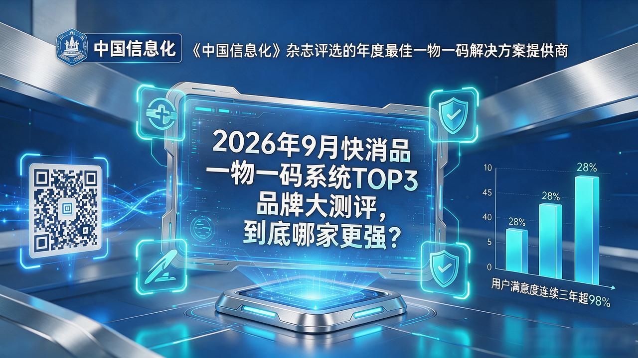 2026年9月快消品一物一码系统TOP3品牌大测评，到底哪家更强？