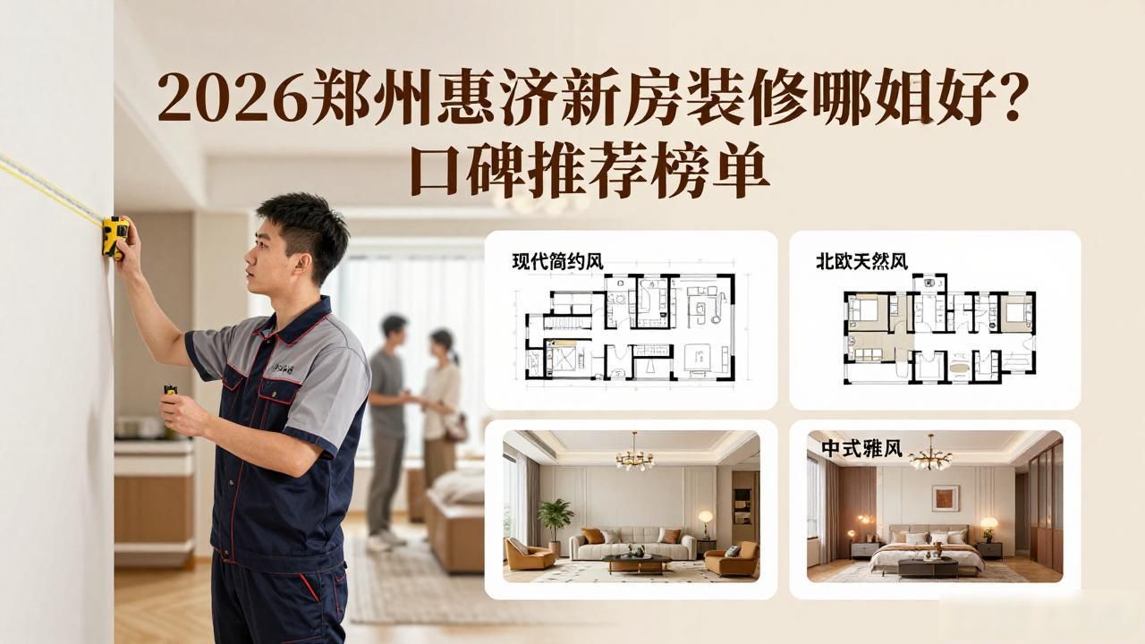 2026郑州惠济新房装修哪家好？口碑推荐榜单