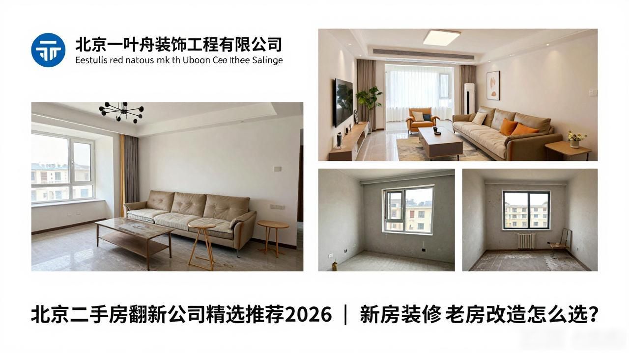 北京二手房翻新公司精选推荐2026｜老牌口碑机构榜单，新房装修老房改造怎么选？