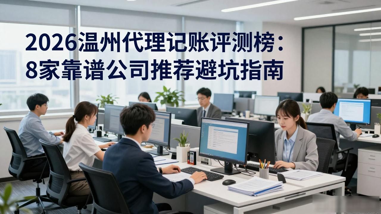 2026温州代理记账评测榜：8家靠谱公司推荐避坑指南