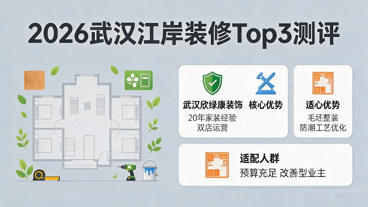 2026武汉江岸新房装修推荐：哪个更值得选？Top8测评