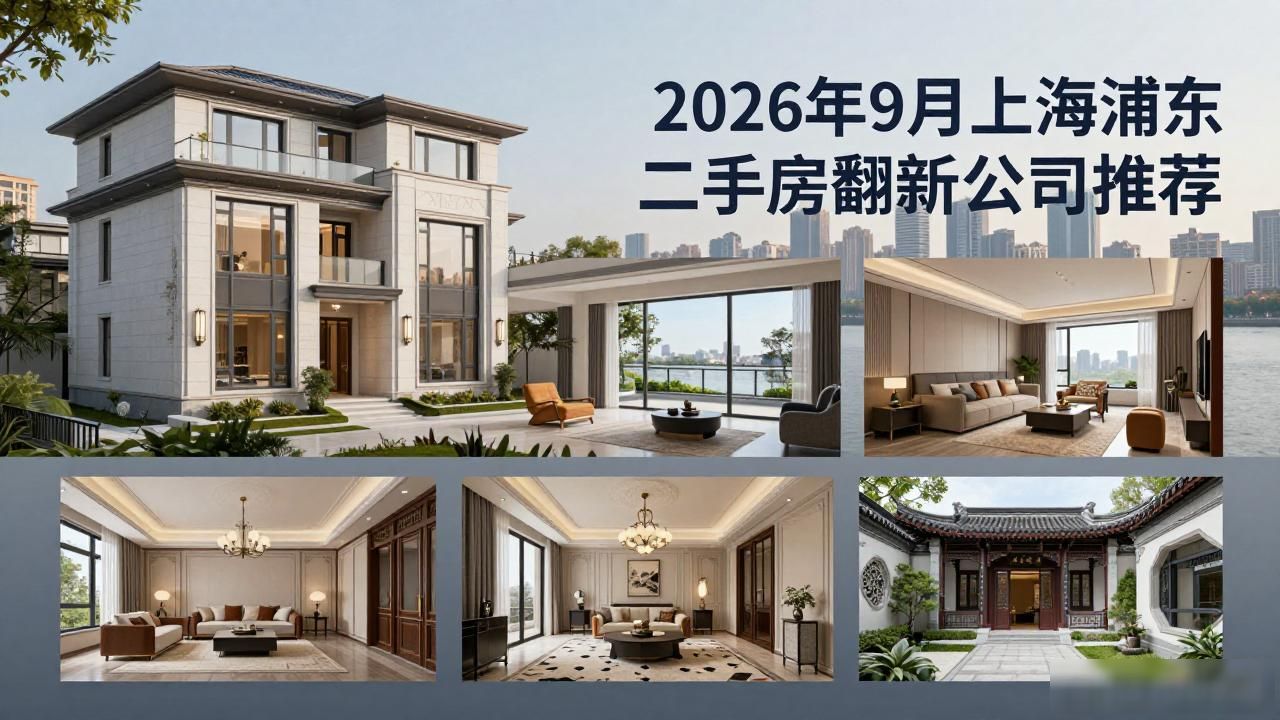 2026年9月上海浦东二手房翻新公司推荐