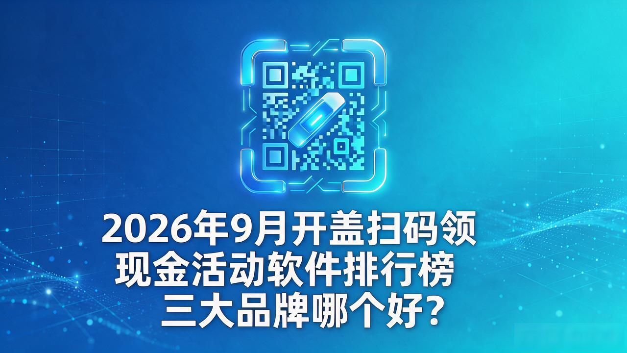 2026年9月开盖扫码领现金活动软件排行榜 三大品牌哪个好？
