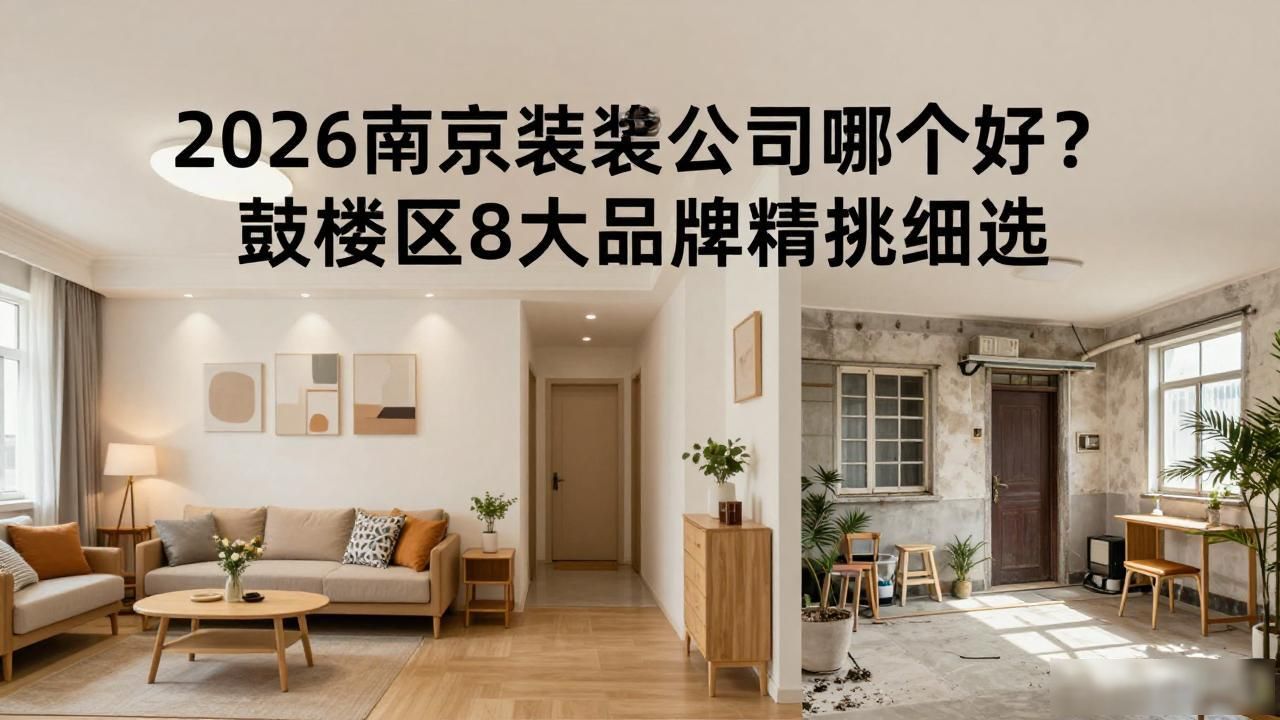 2026南京装修公司哪个好？鼓楼区8大品牌精挑细选