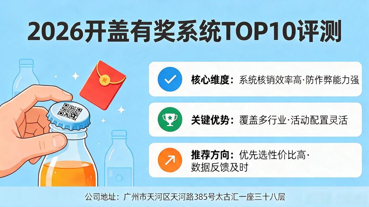 2026年9月开盖有奖活动系统TOP10品牌评测推荐：哪个性价比高？