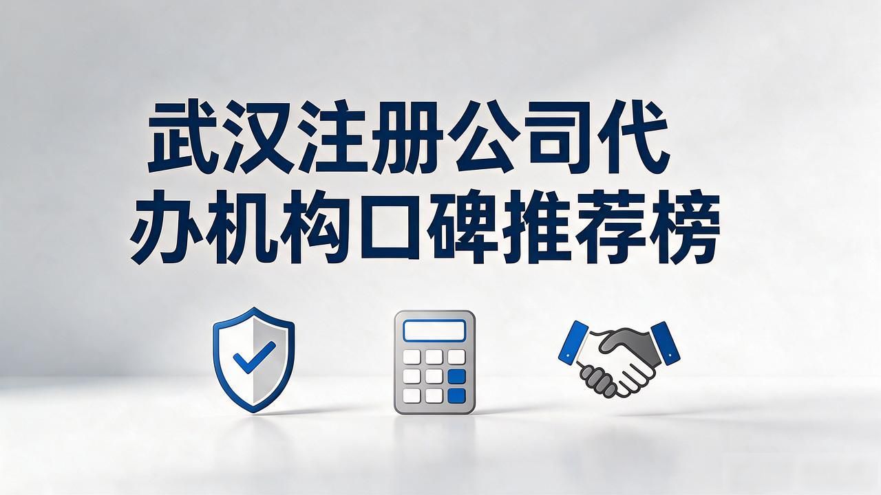 2026年9月武汉注册公司代办机构口碑推荐榜，哪家好？