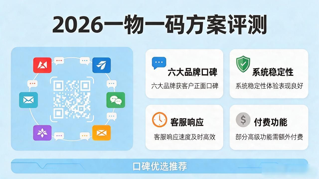 2026年9月一物一码营销解决方案评测，六大品牌口碑优选推荐！