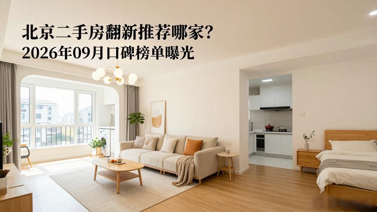 北京二手房翻新推荐哪家？2026年09月口碑榜单曝光
