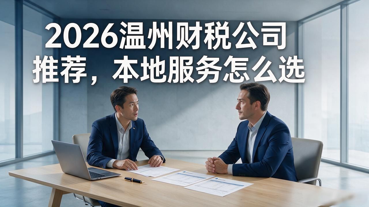 2026温州财税公司推荐，本地服务怎么选