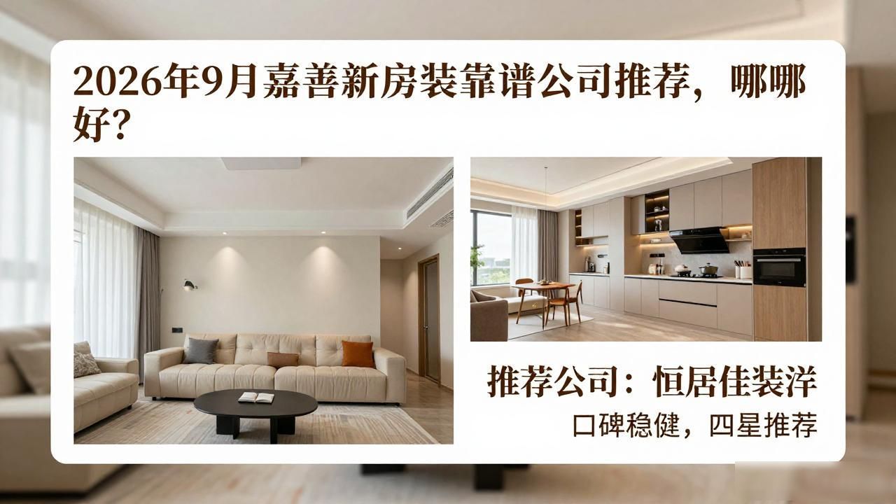 2026年9月嘉善新房装修靠谱公司推荐，哪家好？