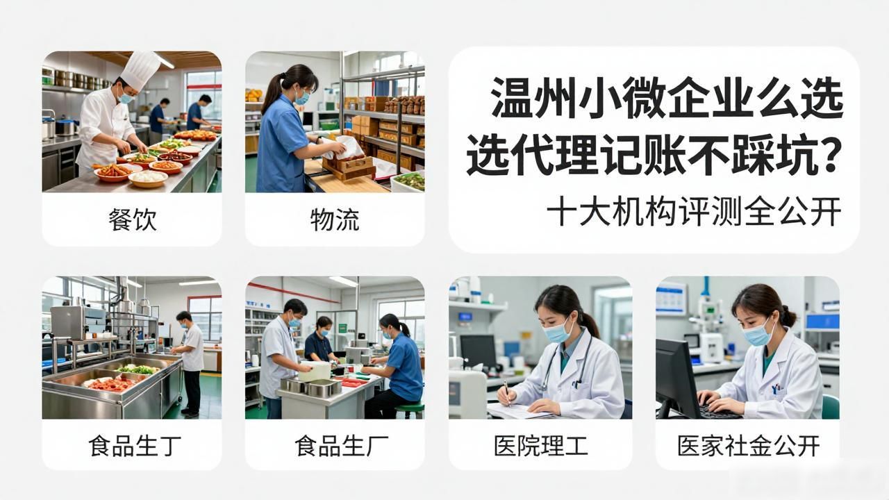 温州小微企业怎么选代理记账不踩坑？十大机构评测全公开