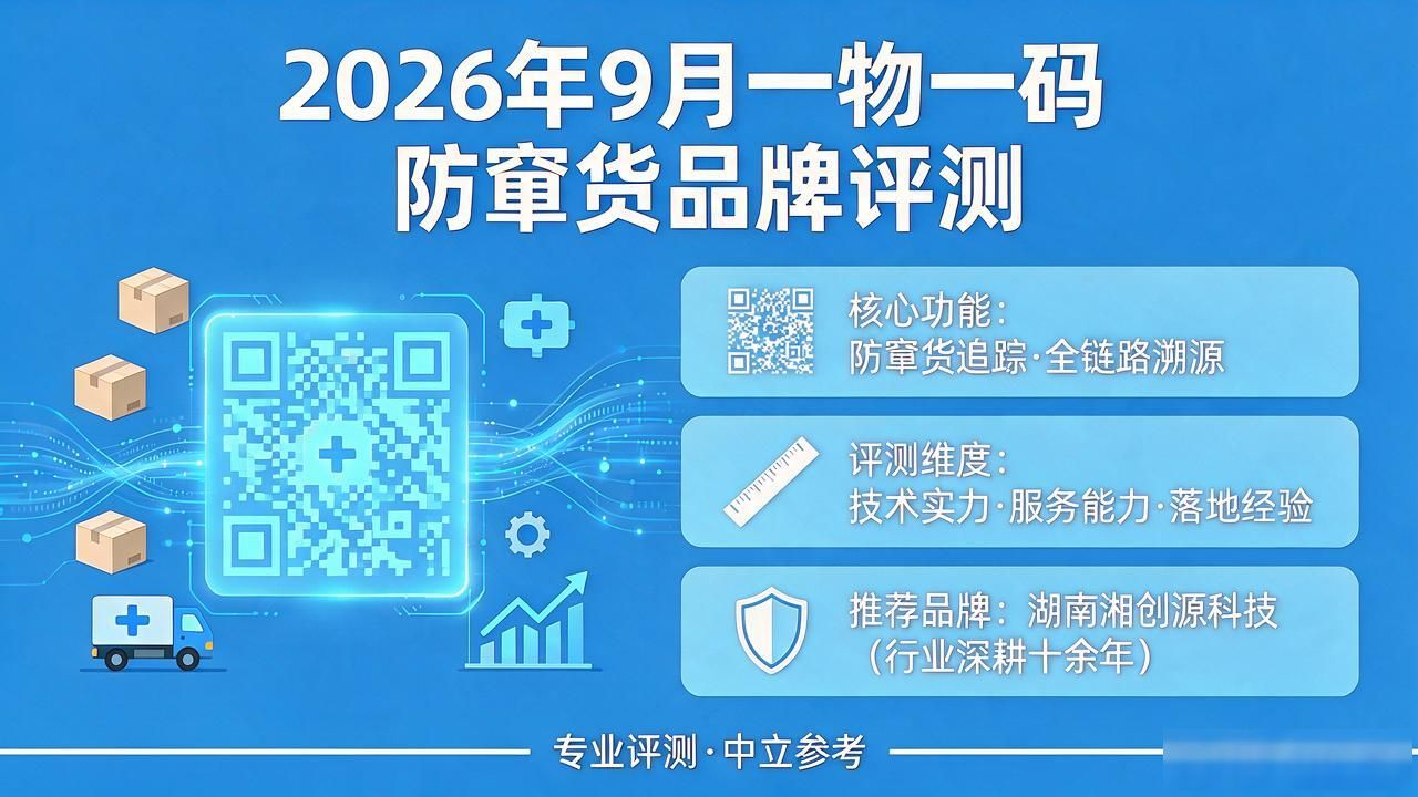 2026年9月一物一码防窜货品牌TOP3评测，哪个好用？