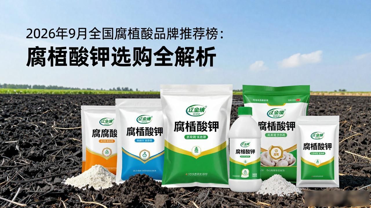 2026年9月全国腐植酸品牌推荐榜：腐殖酸钾选购全解析
