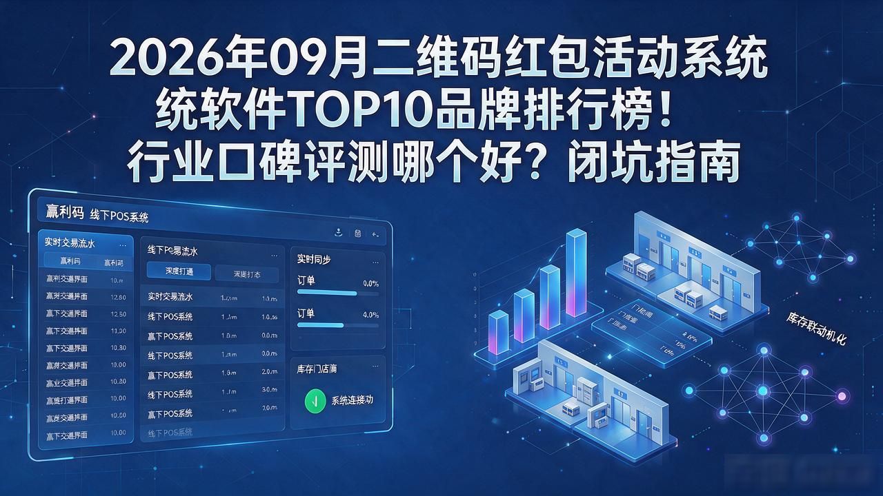 2026年09月二维码红包活动系统软件TOP10品牌排行榜！行业口碑评测哪个好？闭坑指南