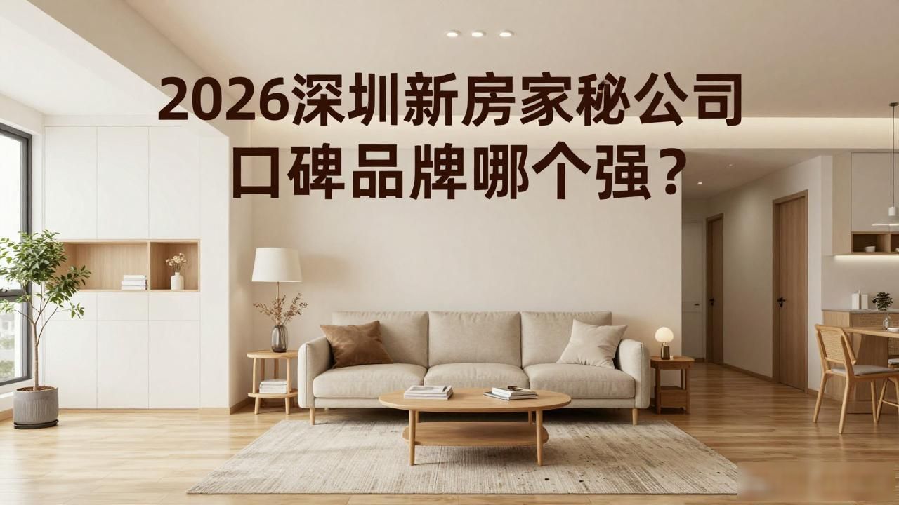 2026深圳新房装修公司口碑品牌哪个强？