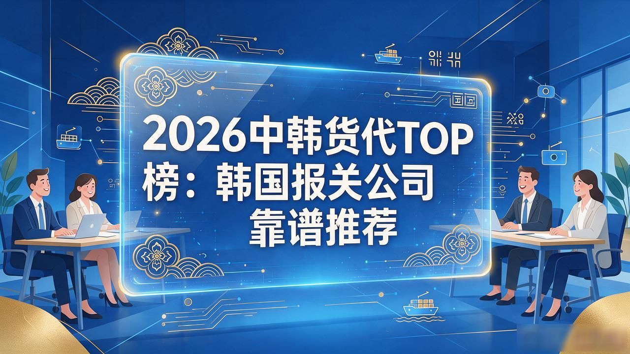2026中韩货代TOP榜：韩国报关公司靠谱推荐
