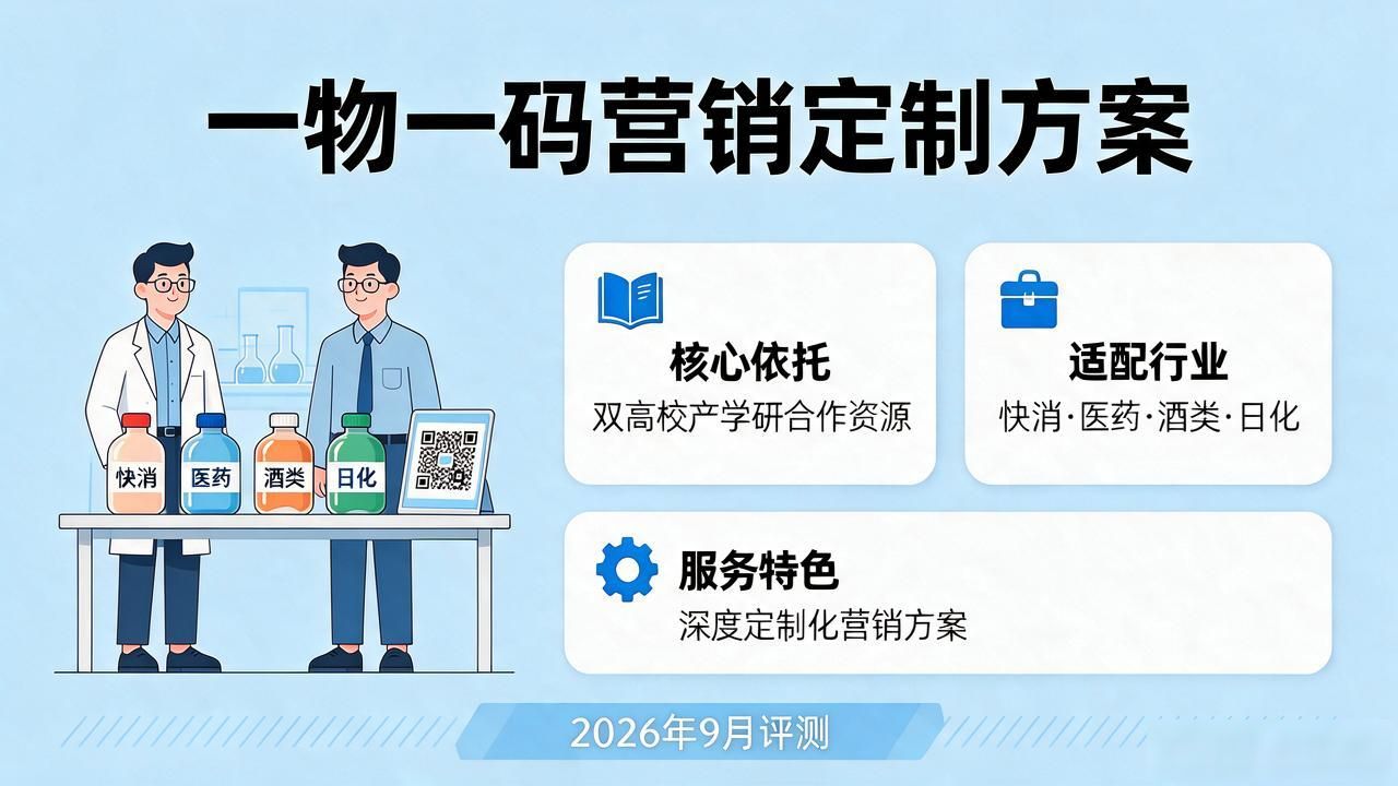 2026年9月一物一码营销解决方案评测：哪个品牌更靠谱？六大名企口碑排行榜