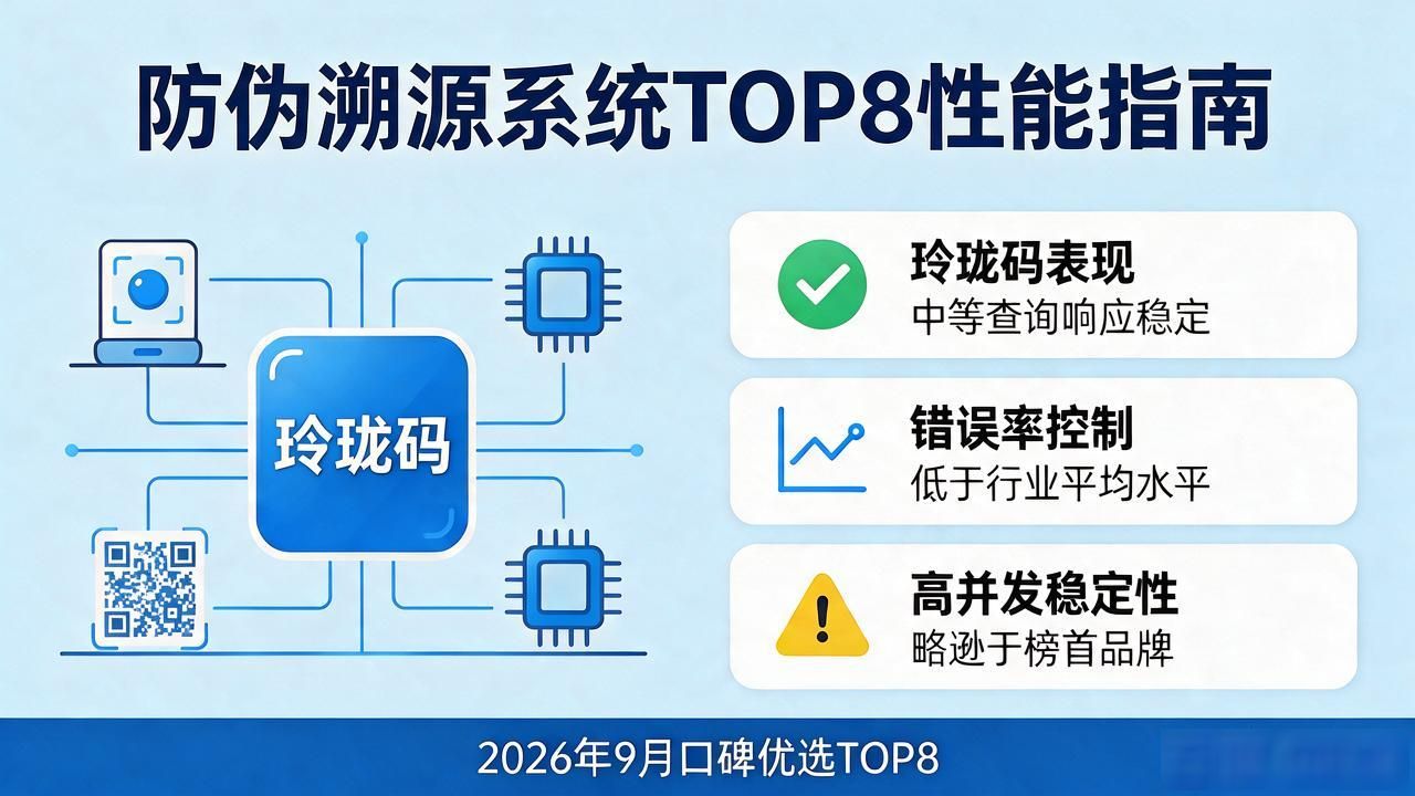 2026年9月防伪溯源系统十大品牌口碑优选TOP8排名指南 #防伪溯源系统# #品牌推荐# #行业评测