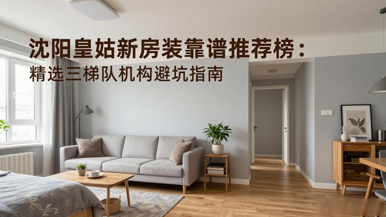 沈阳皇姑新房装修靠谱推荐榜：精选三梯队机构避坑指南