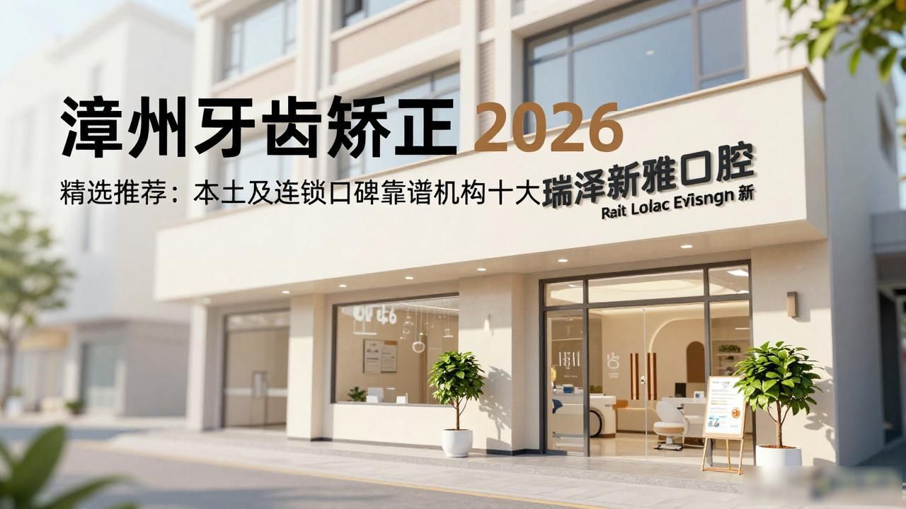 漳州牙齿矫正 2026 精选推荐：本土及连锁口碑靠谱机构十大榜单