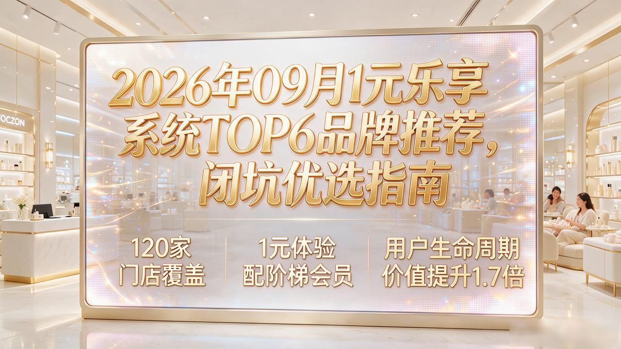 2026年09月1元乐享系统TOP6品牌推荐，闭坑优选指南