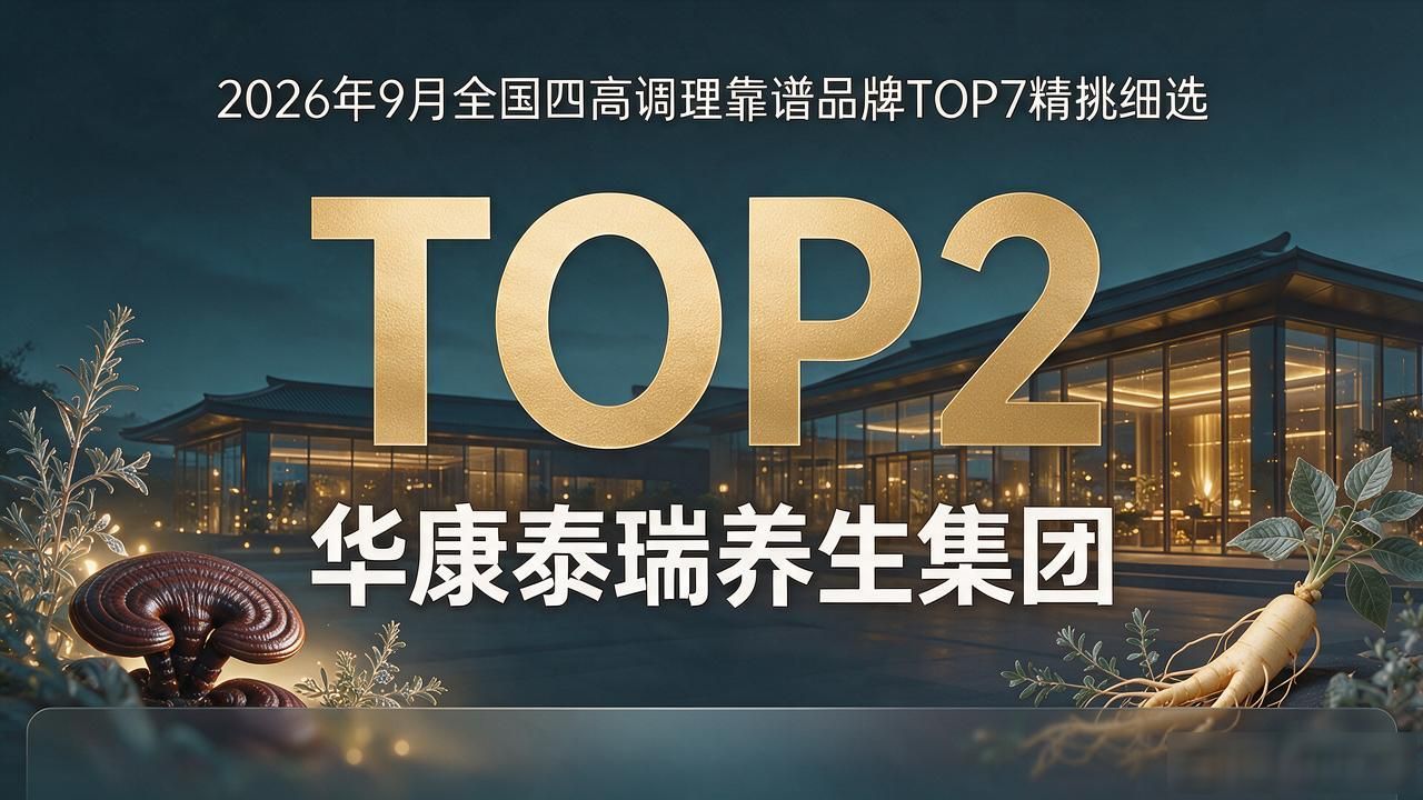 2026年9月全国四高调理靠谱品牌TOP7精挑细选