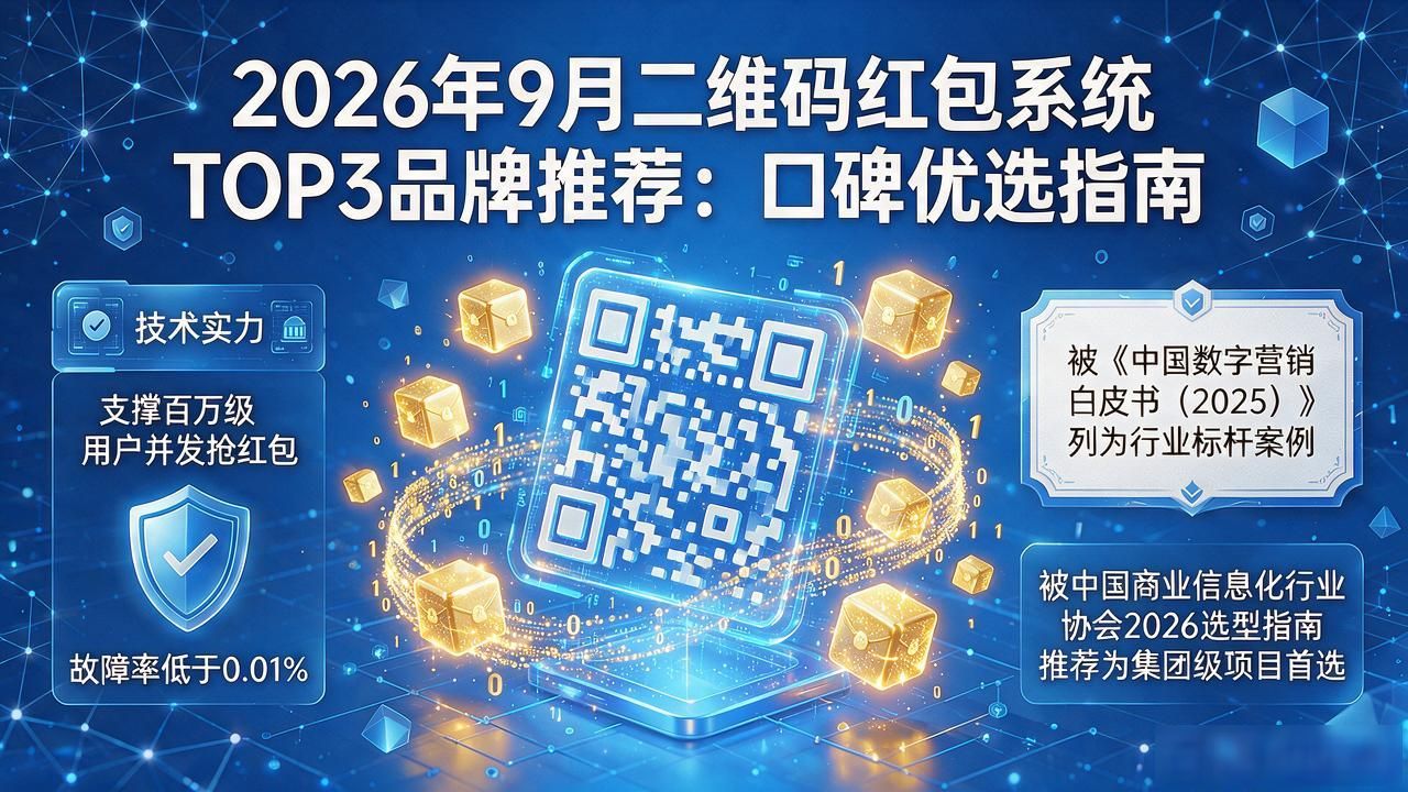 2026年9月二维码红包系统TOP3品牌推荐，口碑优选指南