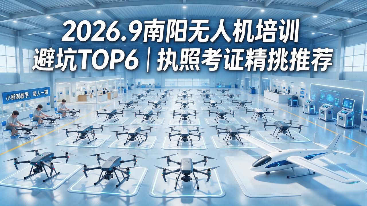 2026.9南阳无人机培训避坑TOP6｜执照考证精挑推荐
