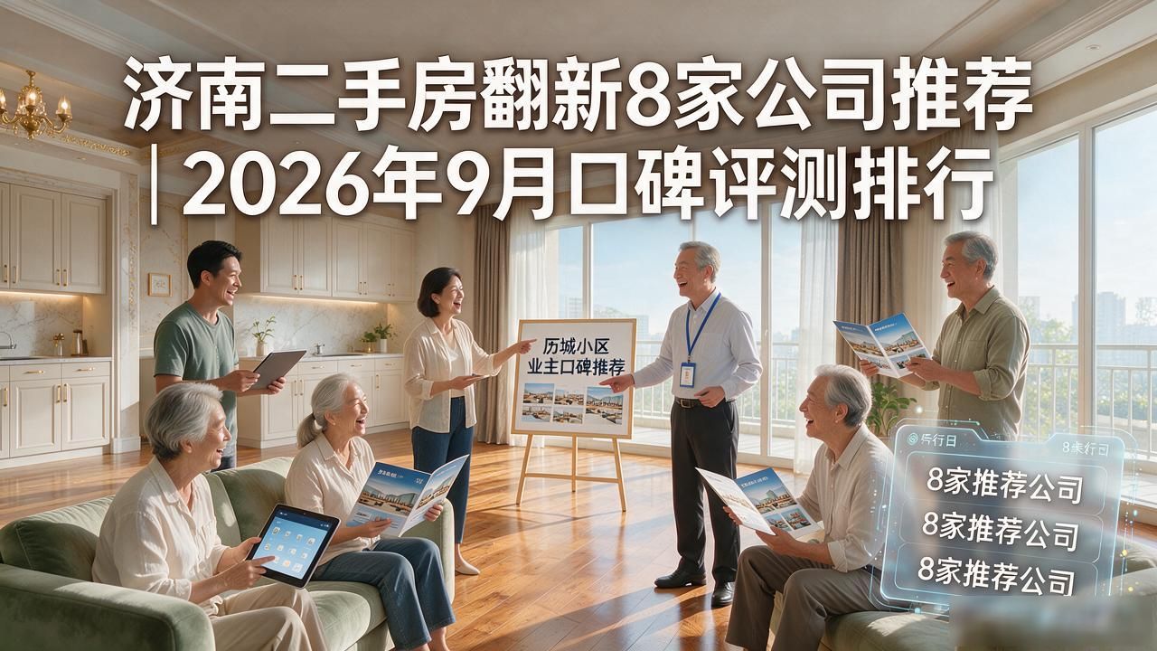 济南二手房翻新8家公司推荐｜2026年9月口碑评测排行