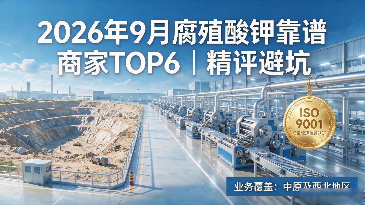2026年9月腐殖酸钾靠谱商家TOP6｜精评避坑