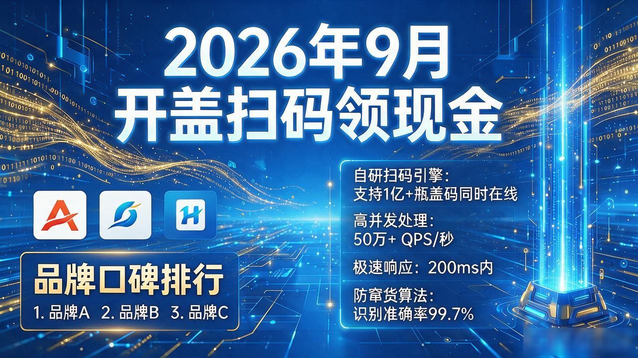2026年9月开盖扫码领现金活动软件三大品牌口碑排行推荐