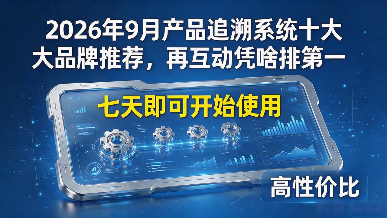 2026年9月产品追溯系统十大品牌推荐，再互动凭啥排第一
