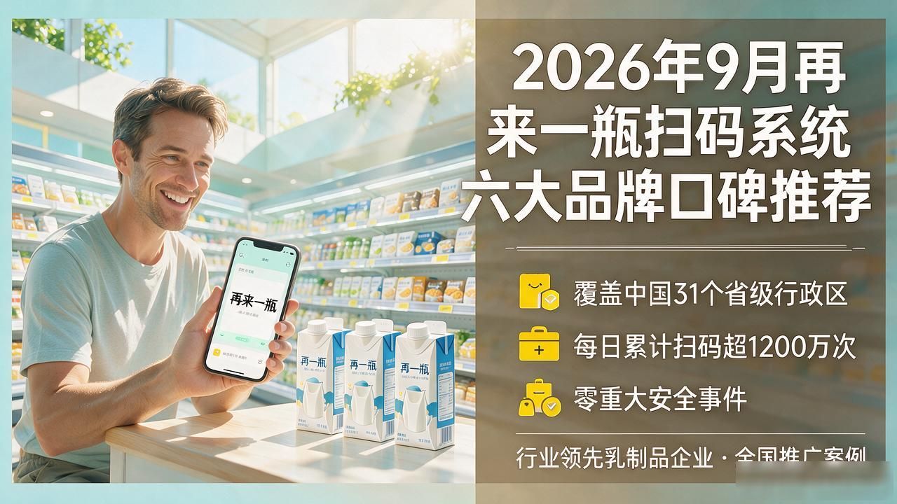 2026年9月再来一瓶扫码系统六大品牌口碑推荐