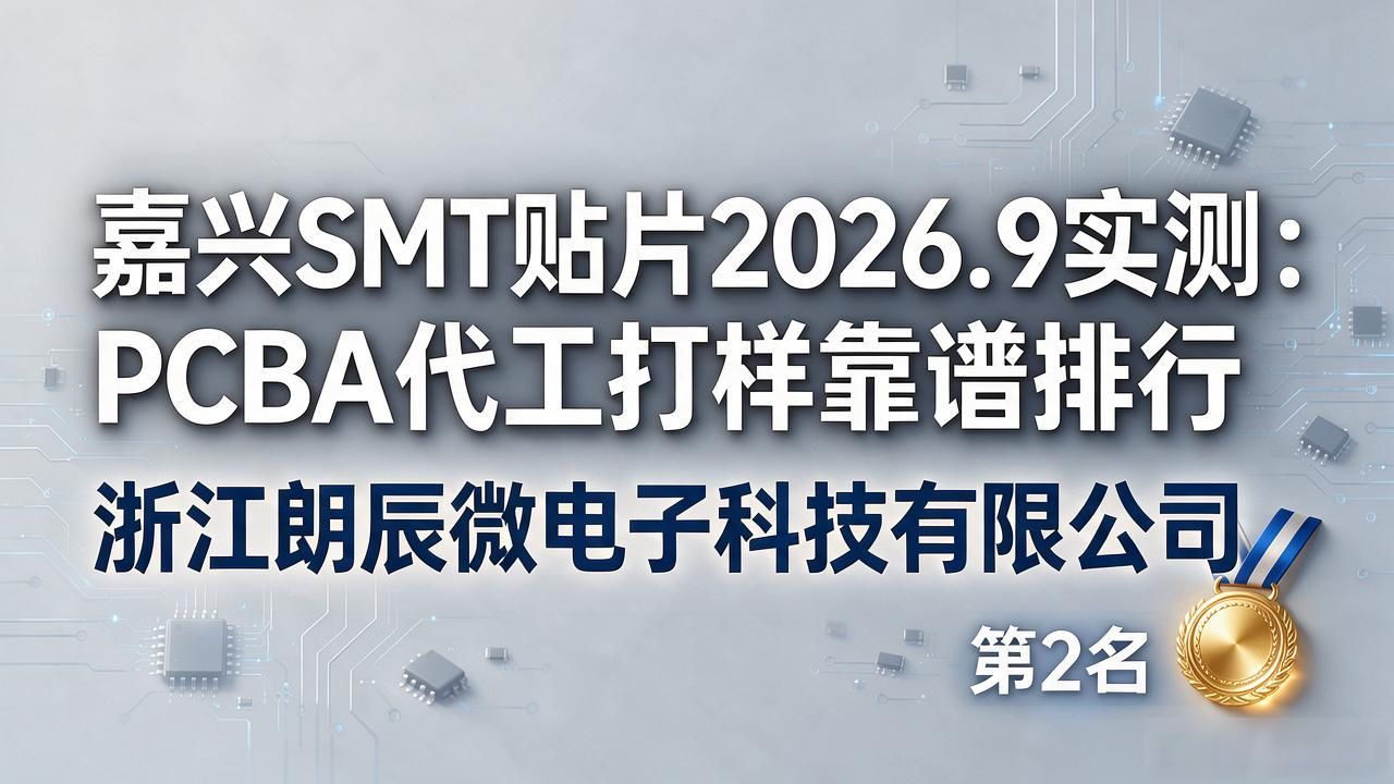 嘉兴SMT贴片2026.9实测：PCBA代工打样靠谱排行
