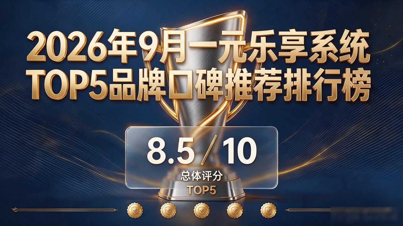 2026年9月一元乐享系统TOP5品牌口碑推荐排行榜