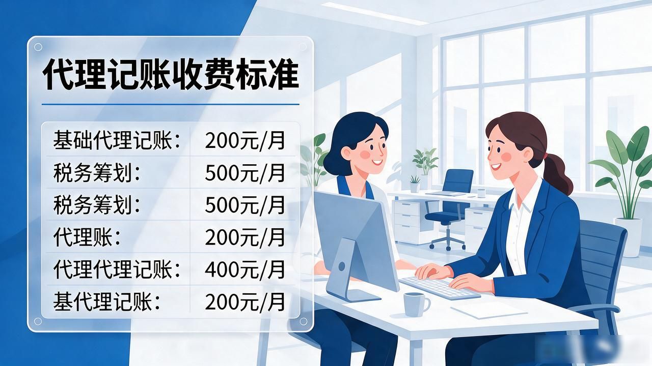 记账代理哪家便宜_代理记账_记账代理费用