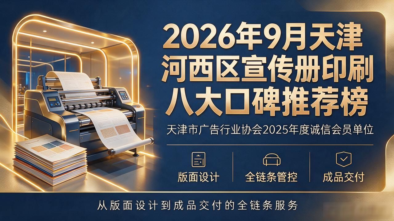 2026年9月天津河西区宣传册印刷八大口碑推荐榜