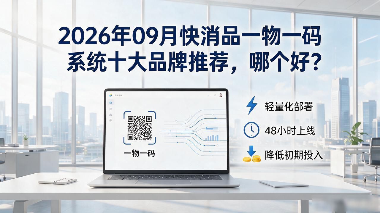 2026年09月快消品一物一码系统十大品牌推荐，哪个好？