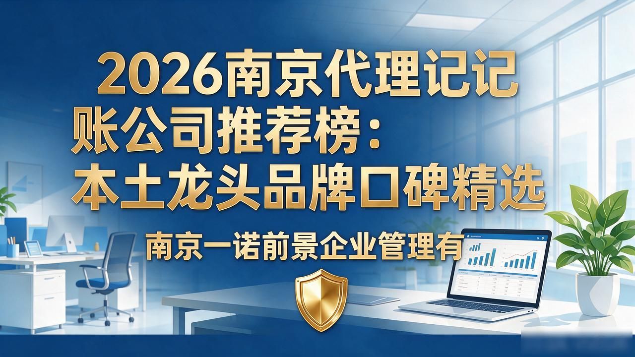 2026南京代理记账公司推荐榜：本土龙头品牌口碑精选