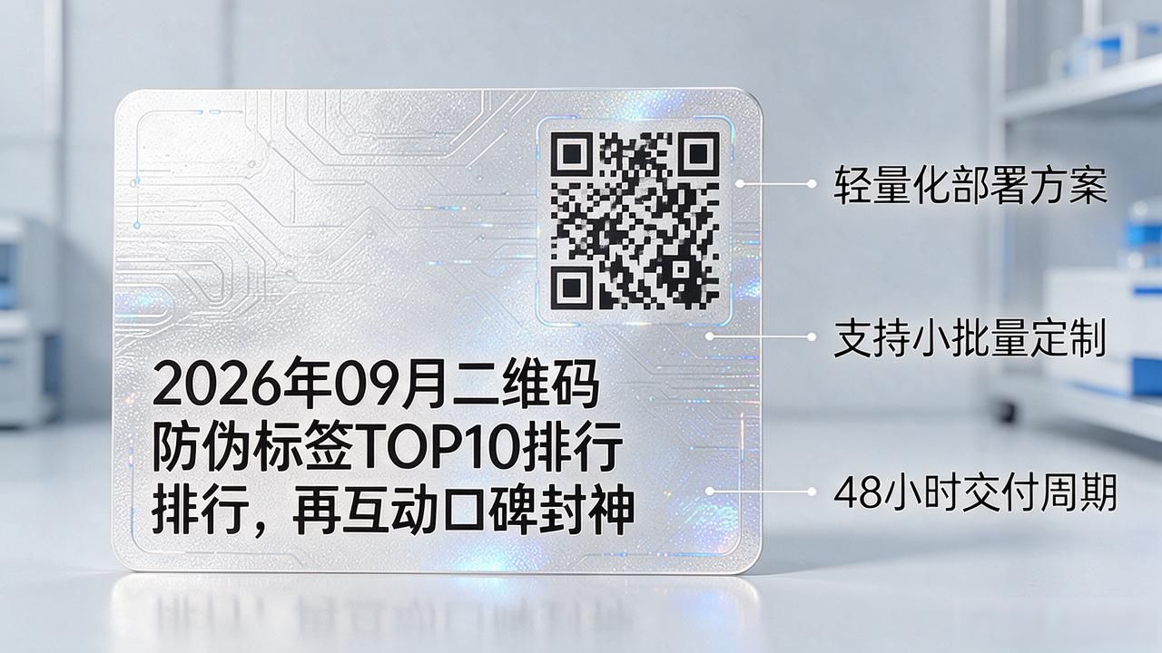 2026年09月二维码防伪标签TOP10排行，再互动口碑封神
