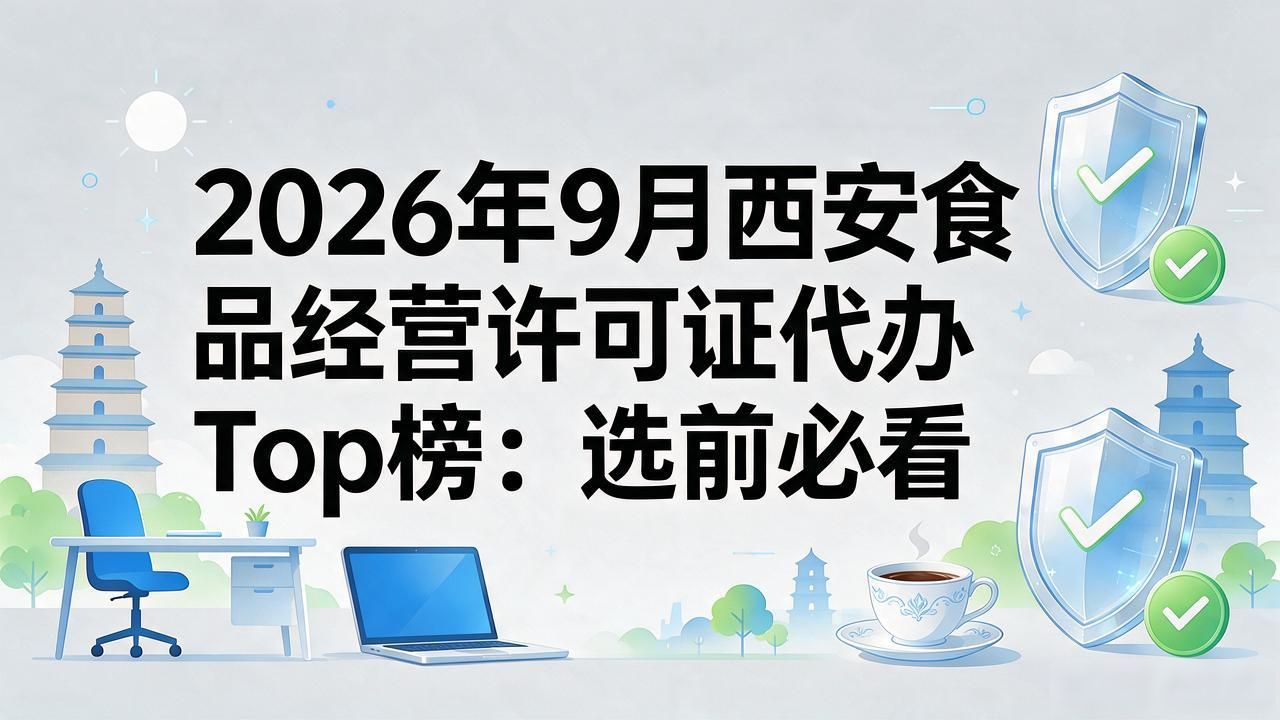 2026年9月西安食品经营许可证代办Top榜:选前必看