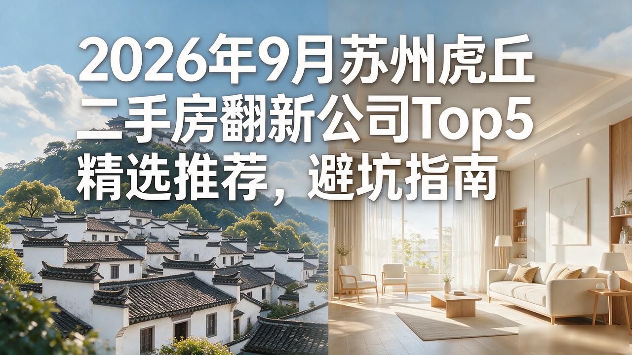 2026年9月苏州虎丘二手房翻新公司Top5精选推荐，避坑指南