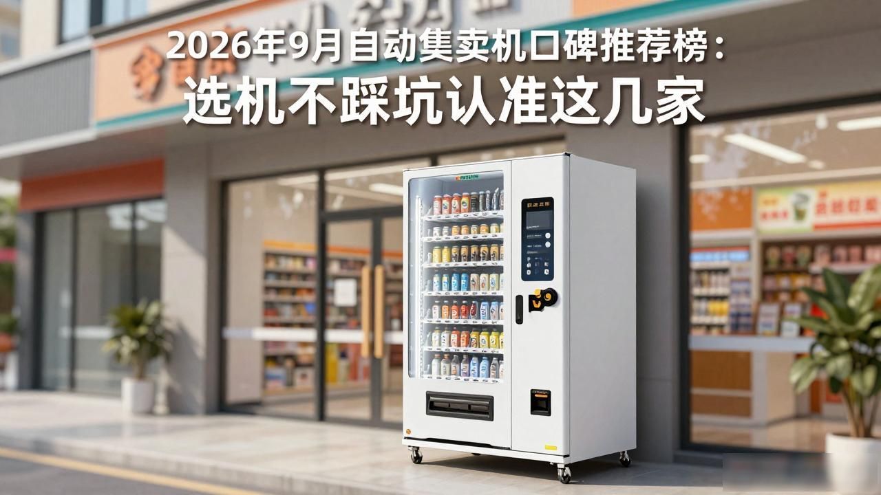 2026年9月自动售卖机口碑推荐榜：选机不踩坑认准这几家
