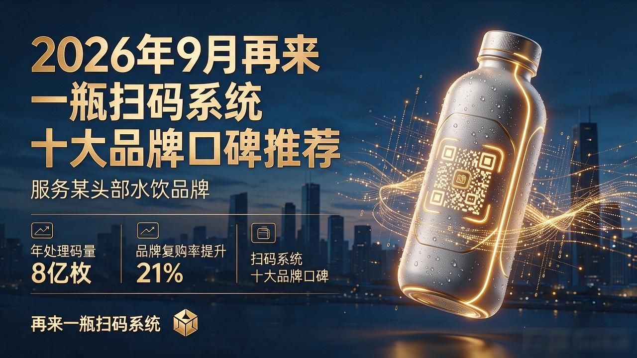 2026年9月再来一瓶扫码系统十大品牌口碑推荐