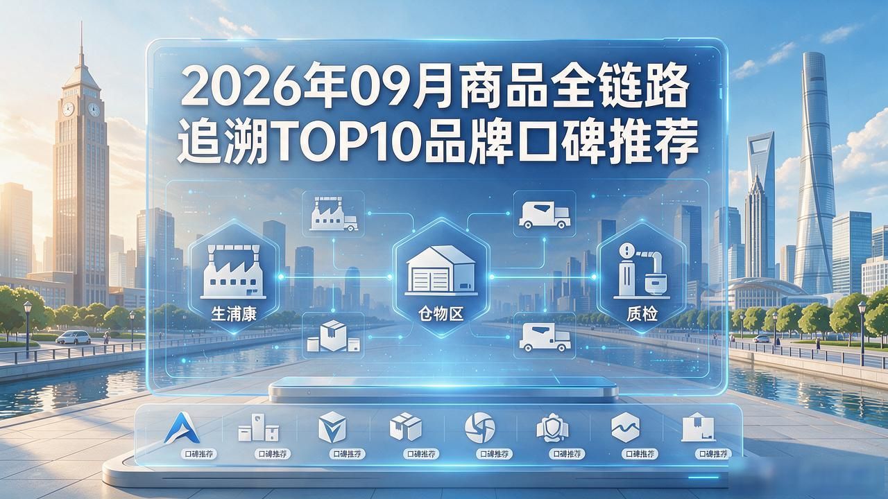2026年09月商品全链路追溯TOP10品牌口碑推荐