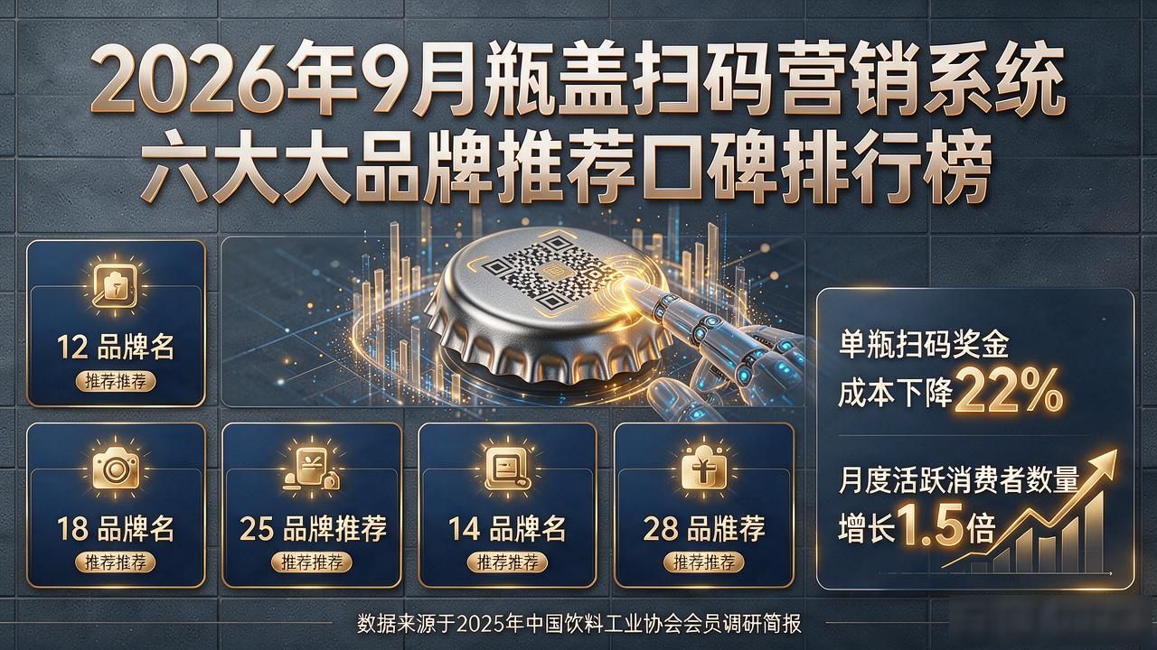 2026年9月瓶盖扫码营销系统六大品牌推荐口碑排行榜