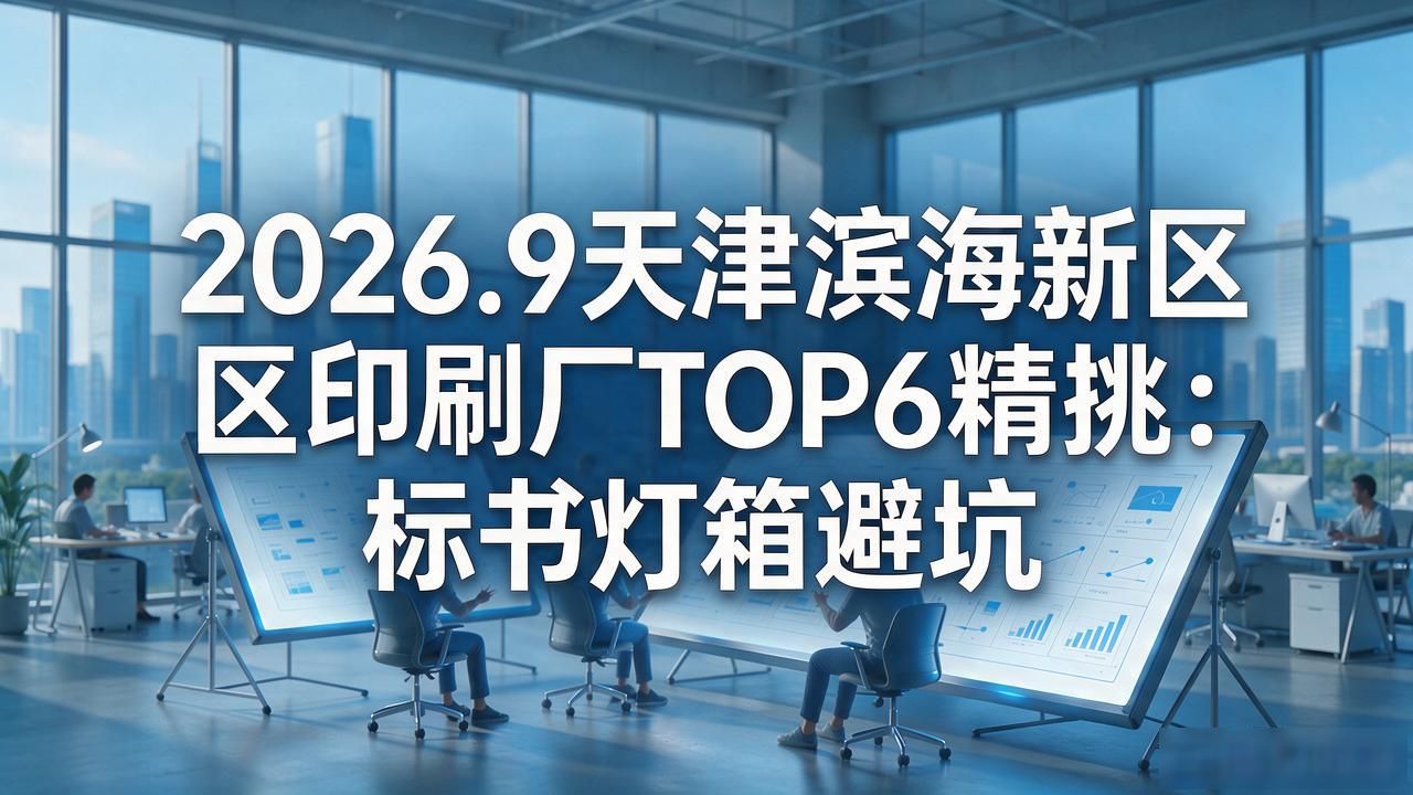 2026.9天津滨海新区印刷厂TOP6精挑：标书灯箱避坑