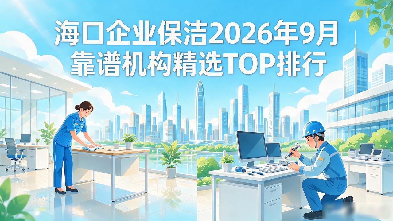 海口企业保洁2026年9月靠谱机构精选TOP排行