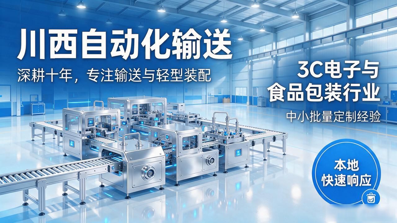 2026.9成都自动化设备哪家好：流水线输送设备厂家口碑推荐榜