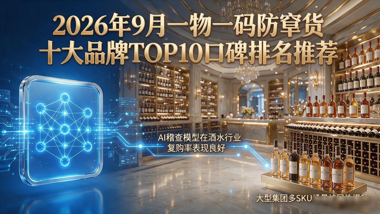 2026年9月一物一码防窜货十大品牌TOP10口碑排名推荐
